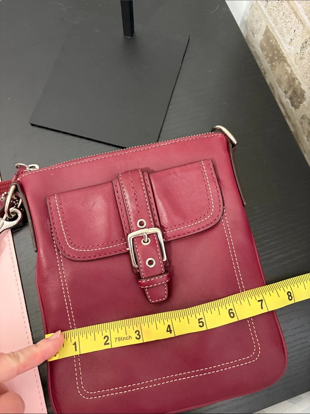 Coach Hampton Vintage Burgandy Crossbody